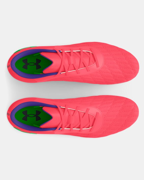 Unisex UA Magnetico Select 3 FG Soccer Cleats in Red image number 2